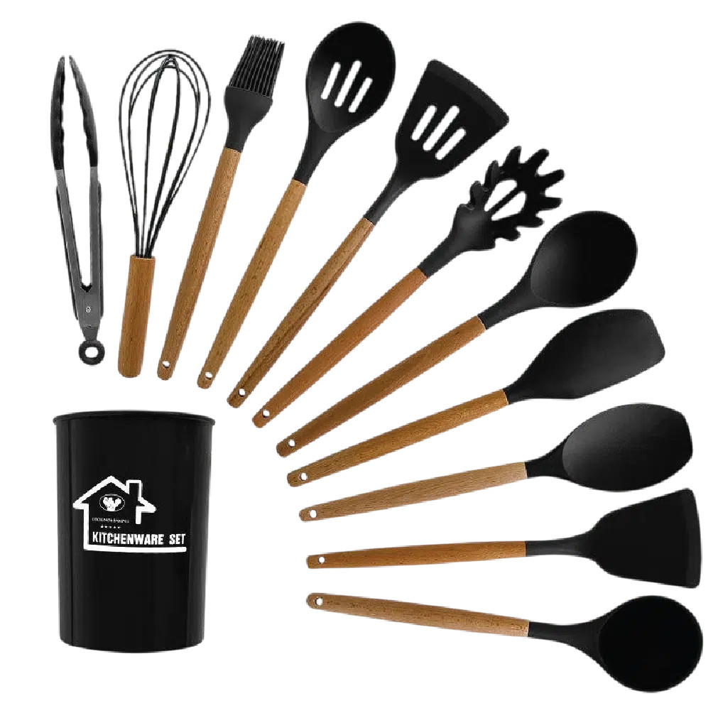 Premium Silicone Kitchen Utensil Set Bangladesh