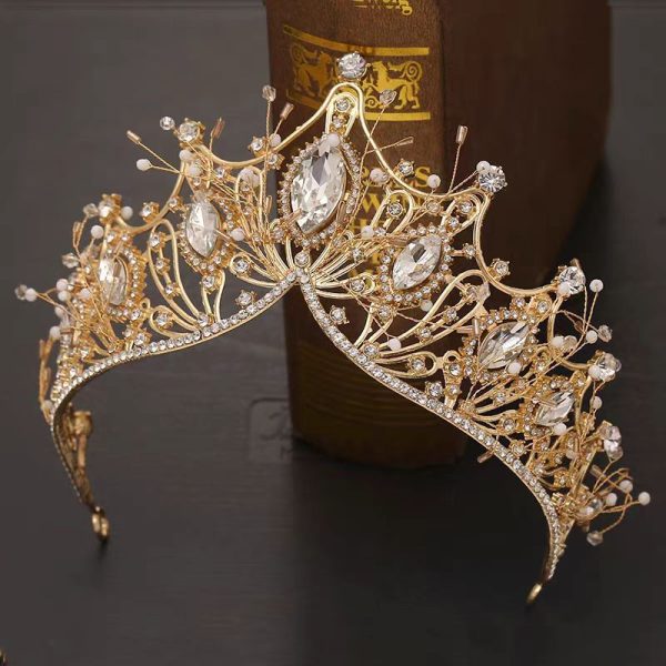 Handmade Princess Crystal Crown for Brides & Girls