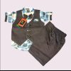 Boys Coffee half shirt party dress