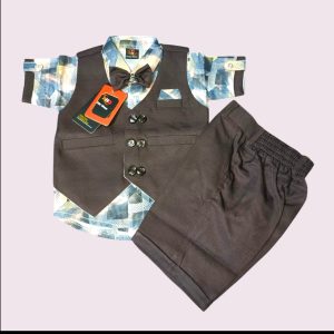 Boys Coffee half shirt party dress