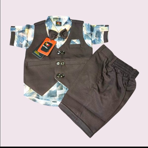 Boys Coffee half shirt party dress