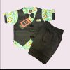 Boys Dark Coffee half shirt party dress